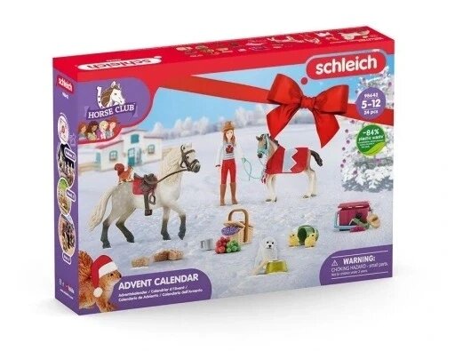 Schleich - Advent Calendar 2022 Horse Club 98642 адвент-календар 2022 98642 від компанії Інтернет-магазин EconomPokupka - фото 1