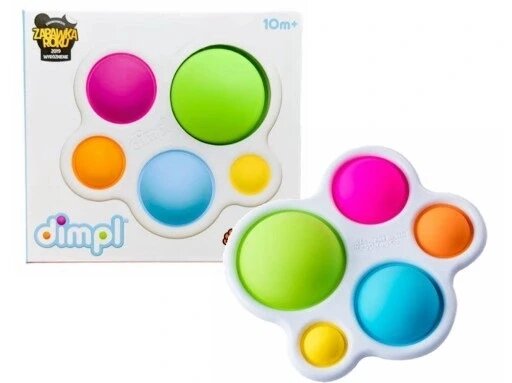 Сенсорна іграшка Fat Brain Toys Fa192-1 Bubbles Dimpl сенсорні кнопки від компанії Інтернет-магазин EconomPokupka - фото 1