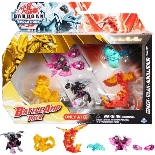 Spin Master 6065588 Bakugan Evolutions Battle Amp Pack Eenoch Talan Auxillataur фігурки та картки 20139593 від компанії Інтернет-магазин EconomPokupka - фото 1