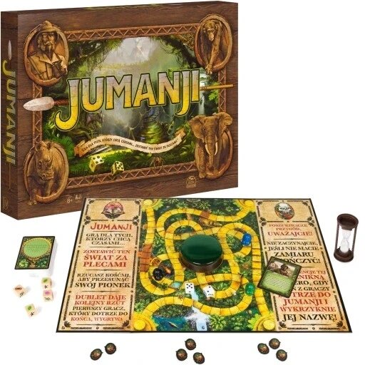 Spin Master Jumanji оригінальна настільна гра з фільму на мові від компанії Інтернет-магазин EconomPokupka - фото 1