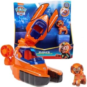 Spin Master Paw Patrol Zuma's Lobster Vehicle оранжевий набір автомобіля Aqua Pups з фігуркою зуми 6066143