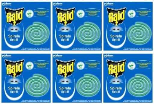 Спіраль від комарів Raid 0,148 кг 6x від компанії Інтернет-магазин EconomPokupka - фото 1