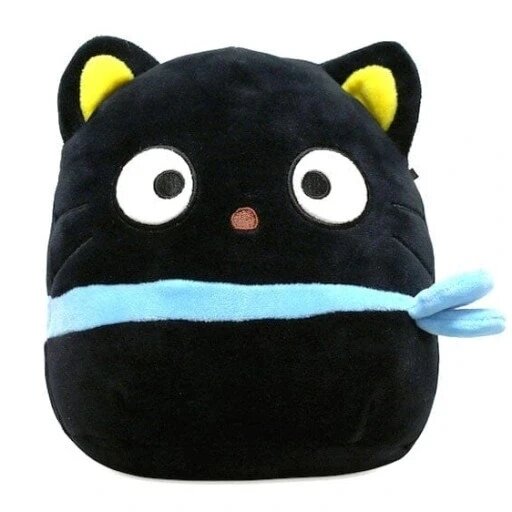 Squishmallows Sanrio Hello Kitty маскотка чорний котик Chococat 20 см від компанії Інтернет-магазин EconomPokupka - фото 1