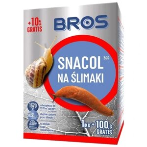 Засіб проти слимаків Bros Snacol 1,1 кг препарат Snakol 1 кг