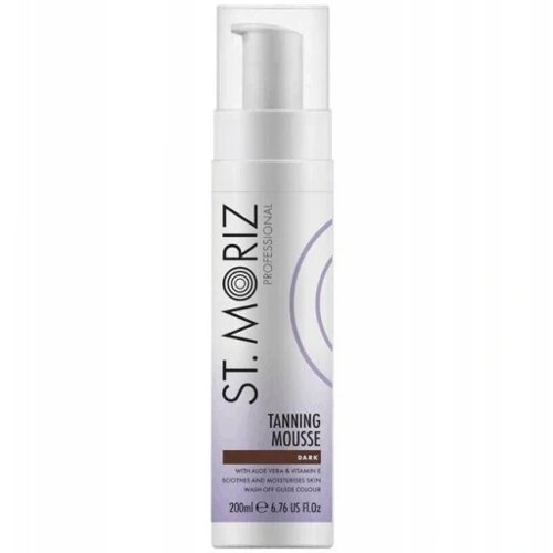 St. moriz Professional Tanning Mousse самозасмагаюча піна темного відтінку 200мл бронзатор темний самозасмагаючий