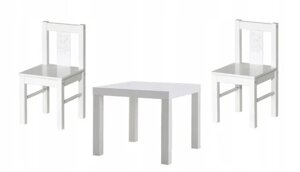 Стіл IKEA Lack + 2 стільці Kritter