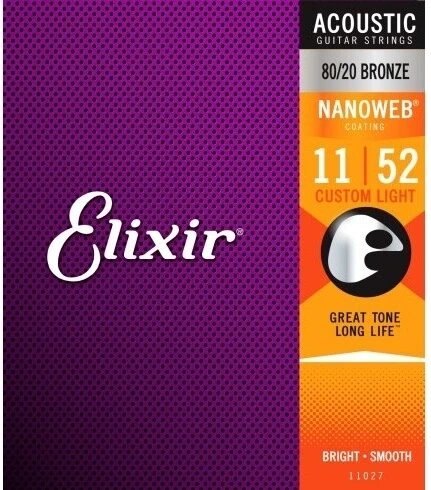 Струни для акустичної гітари Elixir 11027 від компанії Інтернет-магазин EconomPokupka - фото 1