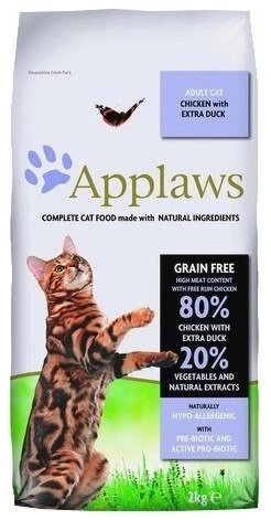 Сухий корм для котів Applaws Cat Adult Chicken and Duck 7,5 кг від компанії Інтернет-магазин EconomPokupka - фото 1