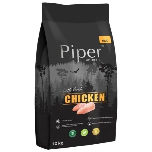 Сухий корм для собак Piper Animals з куркою 12 кг від компанії Інтернет-магазин EconomPokupka - фото 1