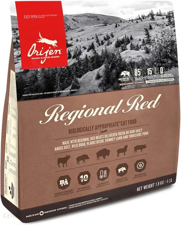 Сухий корм Orijen Regional Red Cat 1,8 кг від компанії Інтернет-магазин EconomPokupka - фото 1