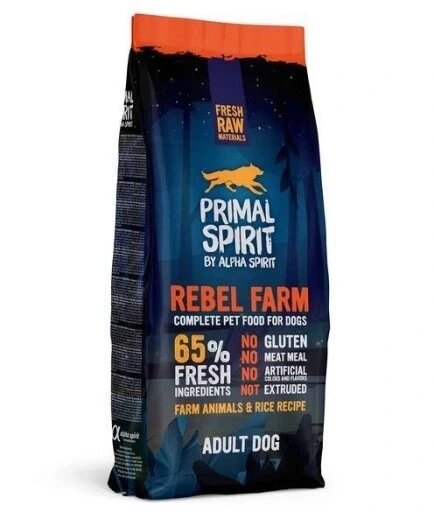 Сухий корм Primal Spirit суміш смаків 1 65% Rebel Farm 12 кг від компанії Інтернет-магазин EconomPokupka - фото 1