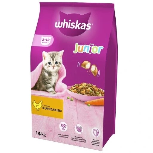 Сухий корм WHISKAS Junior для кошенят 14 кг від компанії Інтернет-магазин EconomPokupka - фото 1