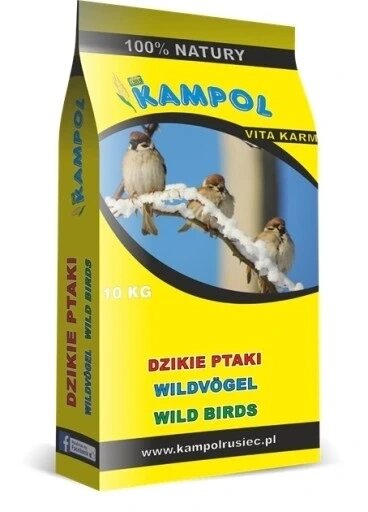 Суміш Kampol 20 кг корм для диких птахів дрібне зерно 20 кг від компанії Інтернет-магазин EconomPokupka - фото 1