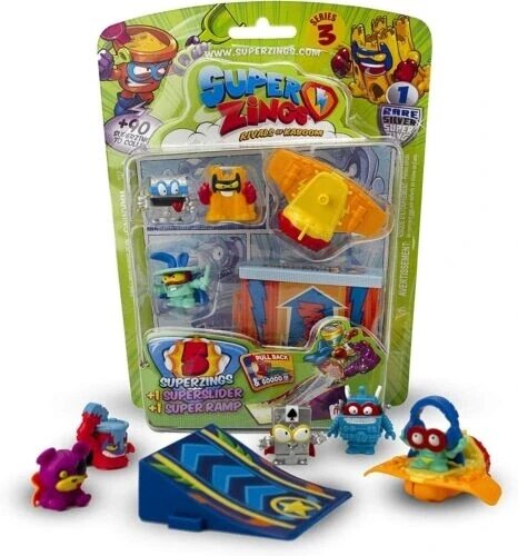 Super Zings Series 3 Rivals Of Kaboom 5 Figures Ramp 5 фігур набір транспорт серія 3 Magic Box Magicbox Sz31901 від компанії Інтернет-магазин EconomPokupka - фото 1