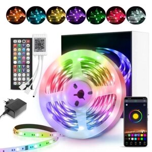 Світлодіодна стрічка Neli KAT05317 36 Вт 10 м RGB 5050 Bluetooth