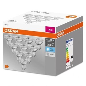Світлодіодні лампи Osram GU10 4.3W 350lm 230V нейтральний білий 10 шт