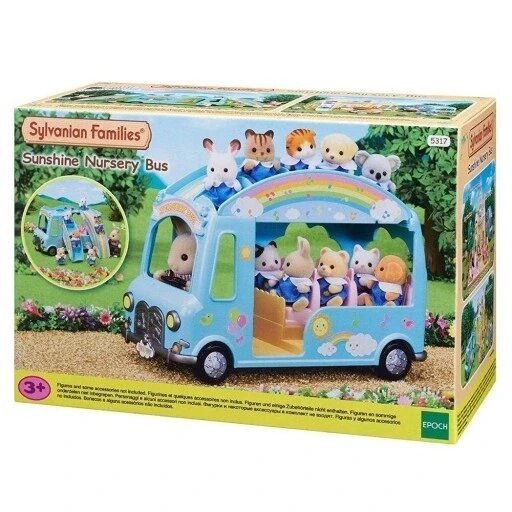 Sylvanian Families 5317 Sunny Kindergarten Bus дитячий автобус від компанії Інтернет-магазин EconomPokupka - фото 1