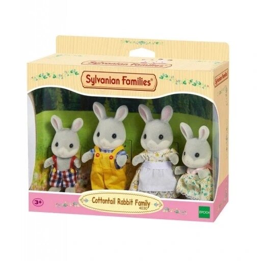 Sylvanian Families сімейство сірих кроликів 4030 від компанії Інтернет-магазин EconomPokupka - фото 1