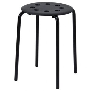 Табурет IKEA marius чорний 45 см
