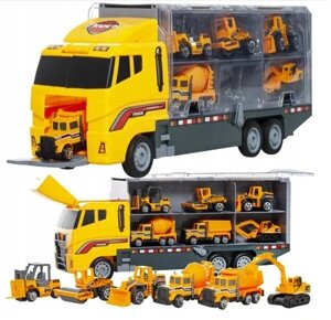 Tir Truck евакуатор набір з 6 машин вантажівка Machines Cars Xl Set Jokomisiada 6911