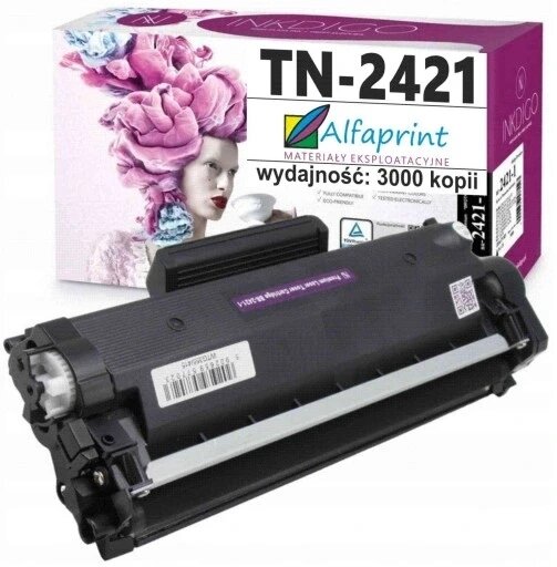 Тонер Inkdigo для Brother Br-2421-1 чорний (black) Tn-2421 Tn-2411 Xl Dcp-l2512d Hl-l2312 Mfc-l2712dw від компанії Інтернет-магазин EconomPokupka - фото 1