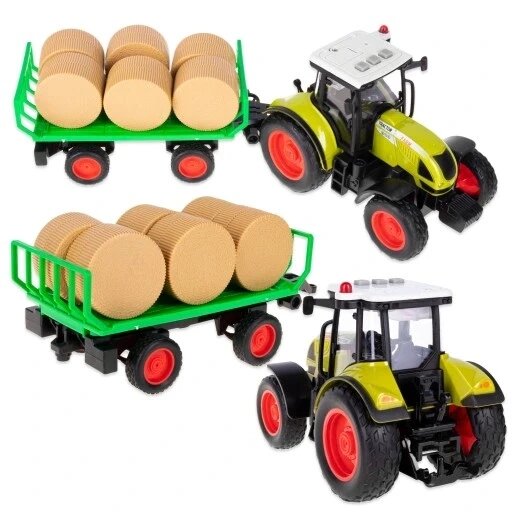 Трактор Aig Farmland причіп для перевезення сіна + 6 тюків 3682 від компанії Інтернет-магазин EconomPokupka - фото 1