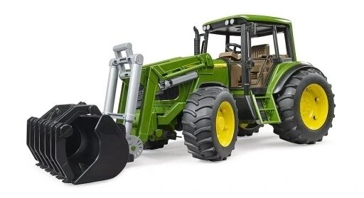 Трактор Bruder John Deere 6920 02052 з фронтальним навантажувачем зелений від компанії Інтернет-магазин EconomPokupka - фото 1