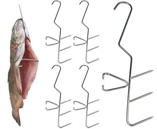 Тройний копчарський гачок для копчення риби J. a Stallux 3 мм 24 г-324 на форель скумбрію сілака від компанії Інтернет-магазин EconomPokupka - фото 1