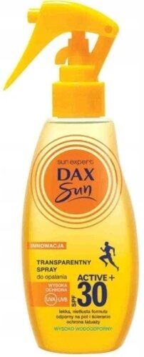 Туман для засмаги Dax Sun Spf 30 200 мл активний прозорий захисний спрей Spf30