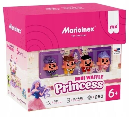 Вафлі міні Marioinex Princess королівська пригода 280 шт. 4 фігури від компанії Інтернет-магазин EconomPokupka - фото 1