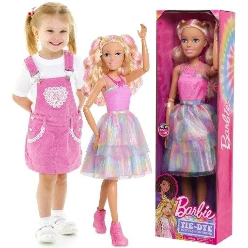 Велика лялька Mattel Barbie Tie-dye 70см барбі від компанії Інтернет-магазин EconomPokupka - фото 1