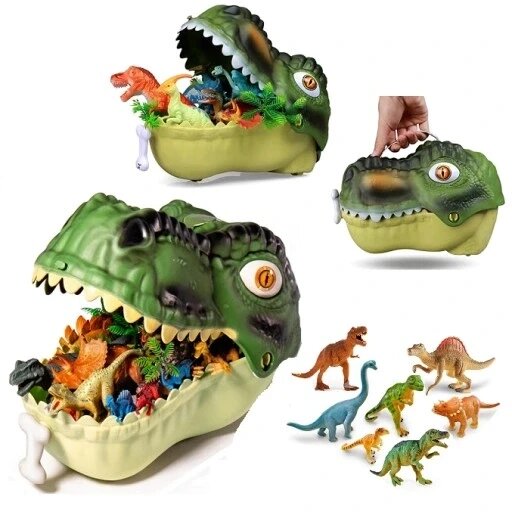 Великі фігурки динозавра T-rex набір Dino Park Kinder 7802415389243 від компанії Інтернет-магазин EconomPokupka - фото 1