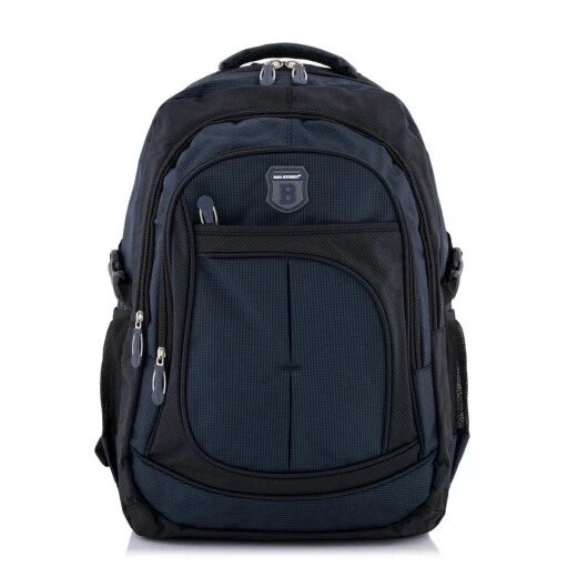 Великий чоловічий рюкзак для роботи, темно-синій BagStreet Z95 від компанії Інтернет-магазин EconomPokupka - фото 1