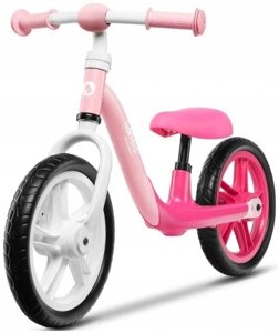 Велосипед lionelo alex 12" white pink balance BIKE