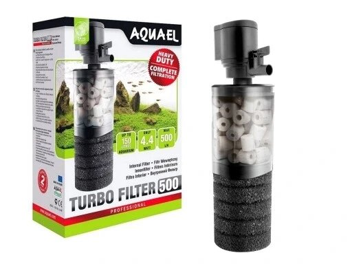 Внутрішній губчастий фільтр Aquael Turbo Filter 500 150л від компанії Інтернет-магазин EconomPokupka - фото 1