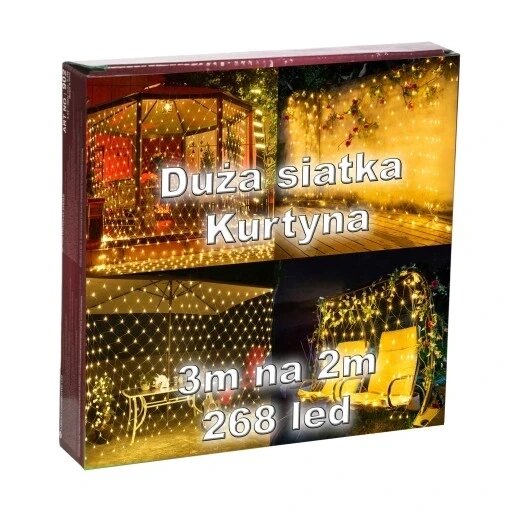 ВНУТРІШНЯ/ЗОВНІШНЯ ШТОРА 268LED 200x300см MESH CURTAIN INDOOR/OUTDOOR CURTAIN XXXL від компанії Інтернет-магазин EconomPokupka - фото 1