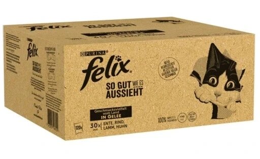 Вологий корм для котів Felix суміш смаків набір 120 саше від компанії Інтернет-магазин EconomPokupka - фото 1