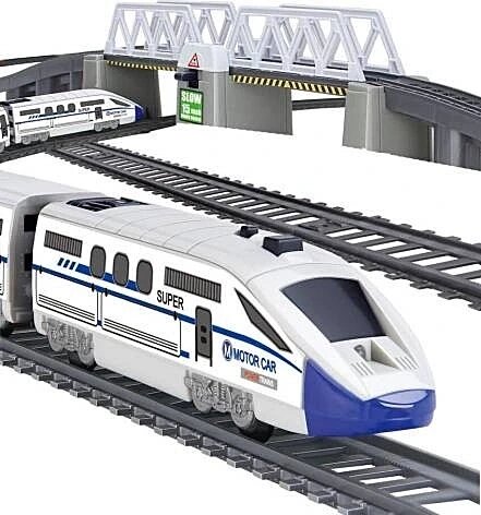 Xl електропоїзд підйомний міст електричка Large Rack Drawer Bridge Tunnel Pendolino Doris від компанії Інтернет-магазин EconomPokupka - фото 1