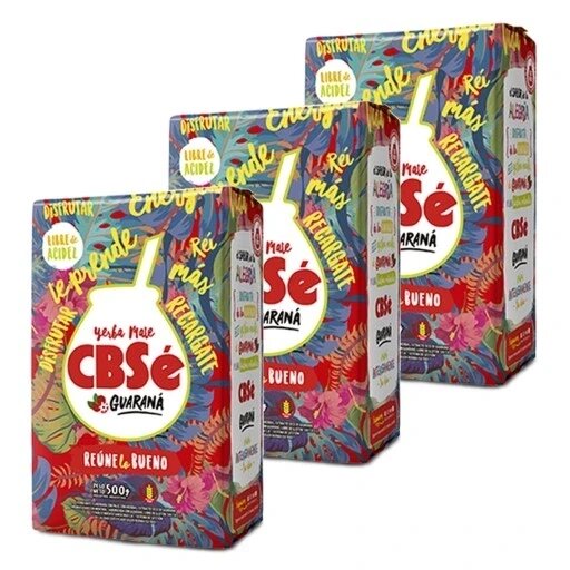 Yerba Mate Cbse Energia з гуарана 500г (гуарана) 3x500g (1,5кг) від компанії Інтернет-магазин EconomPokupka - фото 1