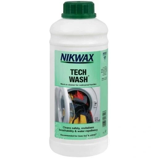 Засіб для чищення Nikwax Tech Wash 1000 мл для прання курток 1л Gore-tex від компанії Інтернет-магазин EconomPokupka - фото 1