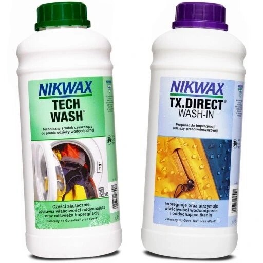 Засіб для чищення рідкий Nikwax Tech Wash Tx Direct 2000 мл (набір + прання в середині 2x1л) від компанії Інтернет-магазин EconomPokupka - фото 1