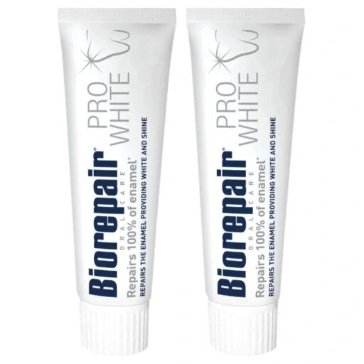 Зубна паста Biorepair 75 Ml для відбілювання Pro White для відновлення 75ml (2 шт.) від компанії Інтернет-магазин EconomPokupka - фото 1