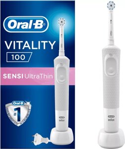 Зубна щітка Oral-B Vitality 100 Sensi UltraThin White D100.413.1 (4210201262183)