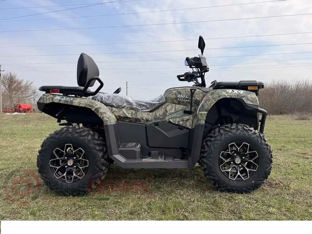 Квадроцикл SokMoto RAPTOR 450L 4x4 EFI EPS 450 см3 28 к. с шини 25х8-12"/25х10-12" від компанії Igrushechnik - фото 1