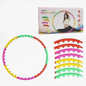 Обруч масажний C 68890 (20) розбірна конструкція, 40 магнітних масажних кульок, діаметр: 100см, в коробці