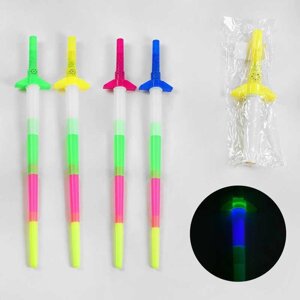 Меч C 34016 (360) 4 кольори, підсвічування, в пакеті, ВИДАЄТЬСЯ ТІЛЬКИ МІКС ВИДІВ