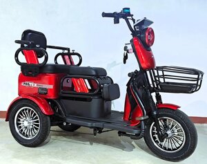 Електричний трициклз кузовом CORSO Protex Power 1200W-72V-24Ah LiFePO4 шини 10"/10"
