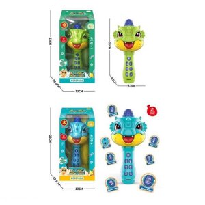 Мікрофон HD 825 (72/2) 2 кольори, акумулятор 3.7 V, музика, зміна голосу, підключення bluetooth, роз’єм для навушників,