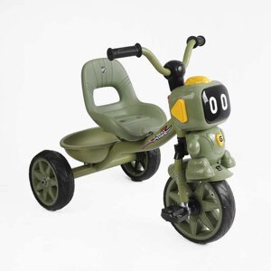Велосипед 3-х колісний BS-50570 "Best Trike" (1) колеса EVA переднє 10’’, заднє 8’’, сталева рама, УКР. ОЗВУЧУВАННЯ,