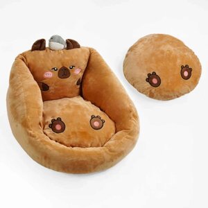 Крісло м’яке C 68707 (20) 43х40х30 см, подушка виймається, змійки, антиковзькі елементи